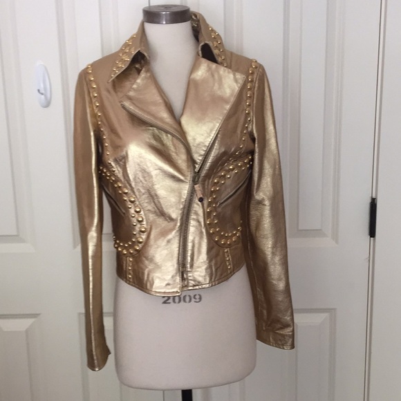 Gold Lame R.E.D Valentino size 42 New - Picture 1 of 10